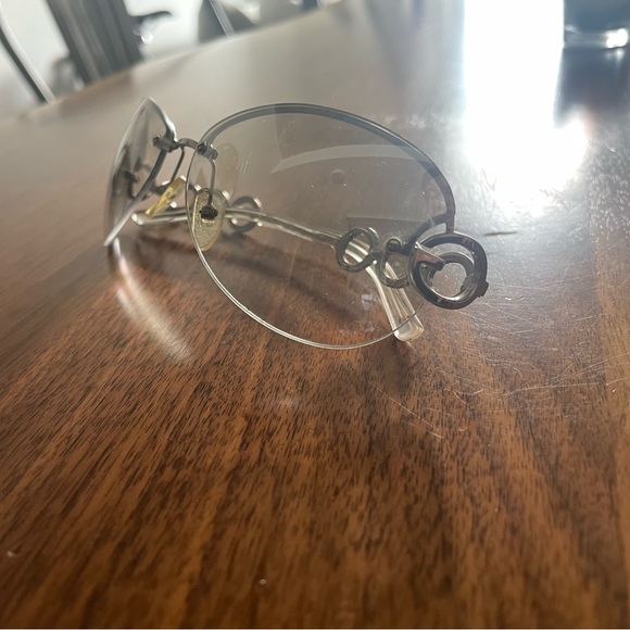 Vintage Gucci clear rimless sunglasses - Picture 3 of 3